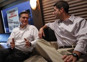 Mitt Romney And Rep. Paul Ryan